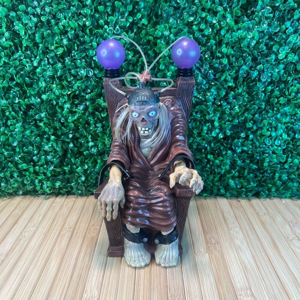 VTG TALES FROM THE CRYPT Electric Chair Animated Keeper 1996 Trendmasters Rare
